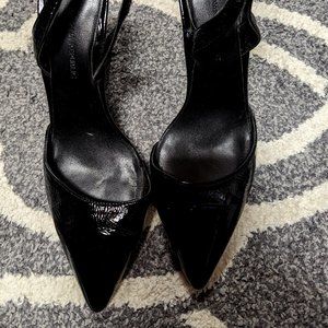 6.5 Banana Republic BR Patent Leather Sling Back High Heel